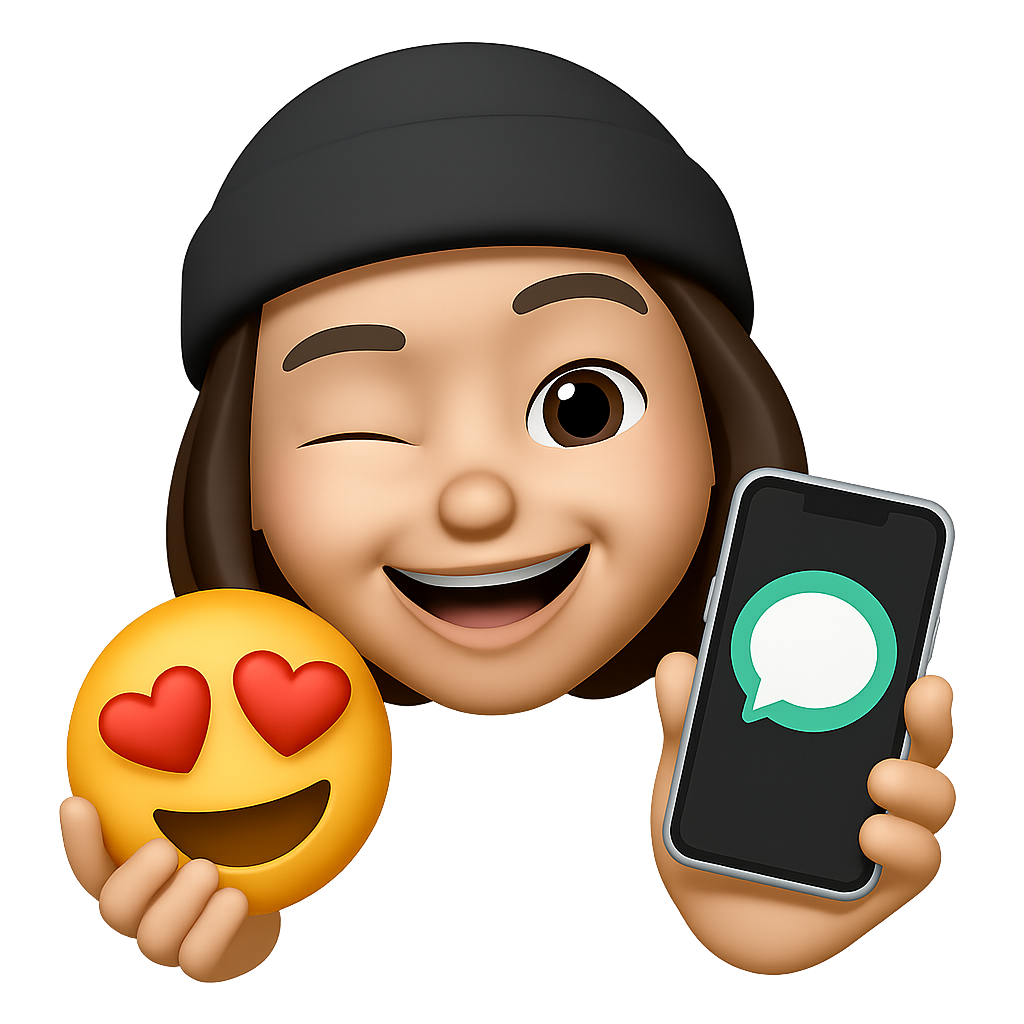 Post & react memoji